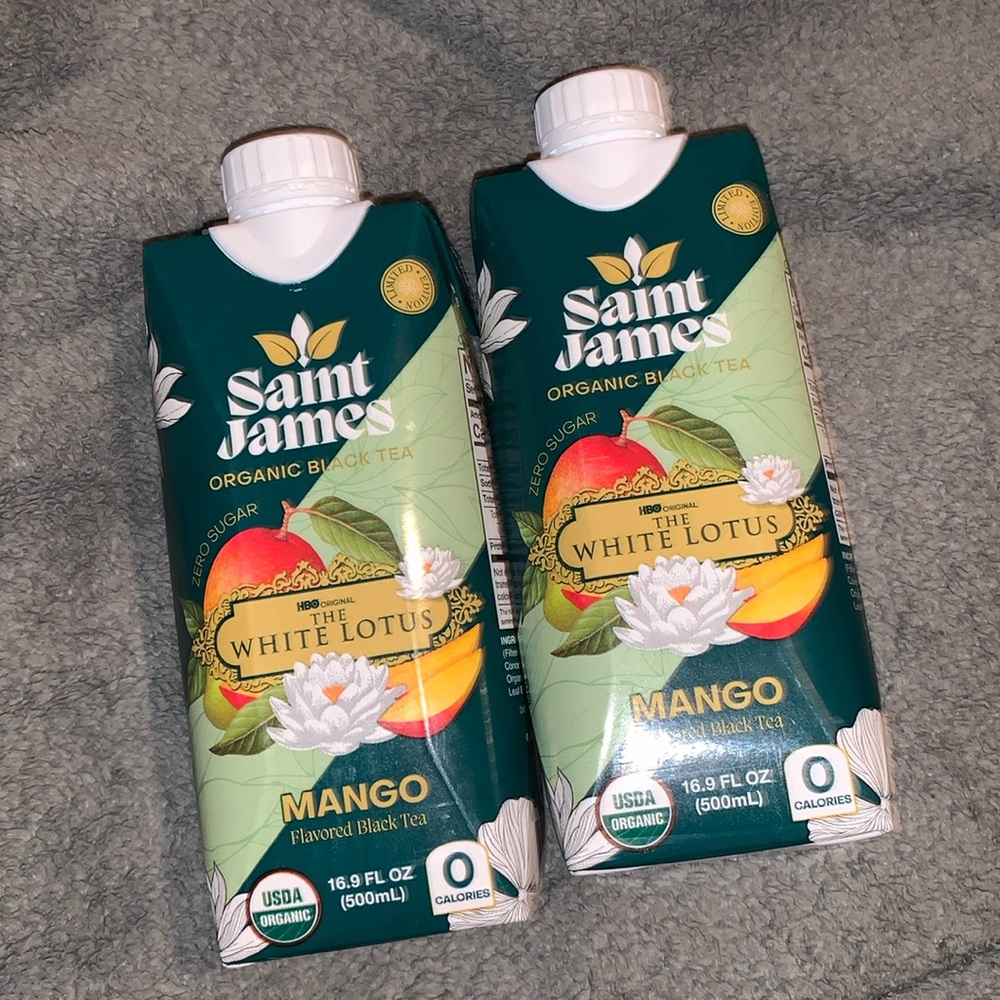 HBO MAX x White LOTUS Merch organic black tea mango flavored, limited edition